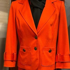 Vibrant Orange Women's Blazer